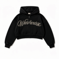 Para la sudadera: SHAKE Script Crop Zip-Hoodie