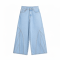 SHAKE 2.0 Geometric Wide-Leg Jeans