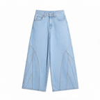 SHAKE 2.0 Geometric Wide-Leg Jeans