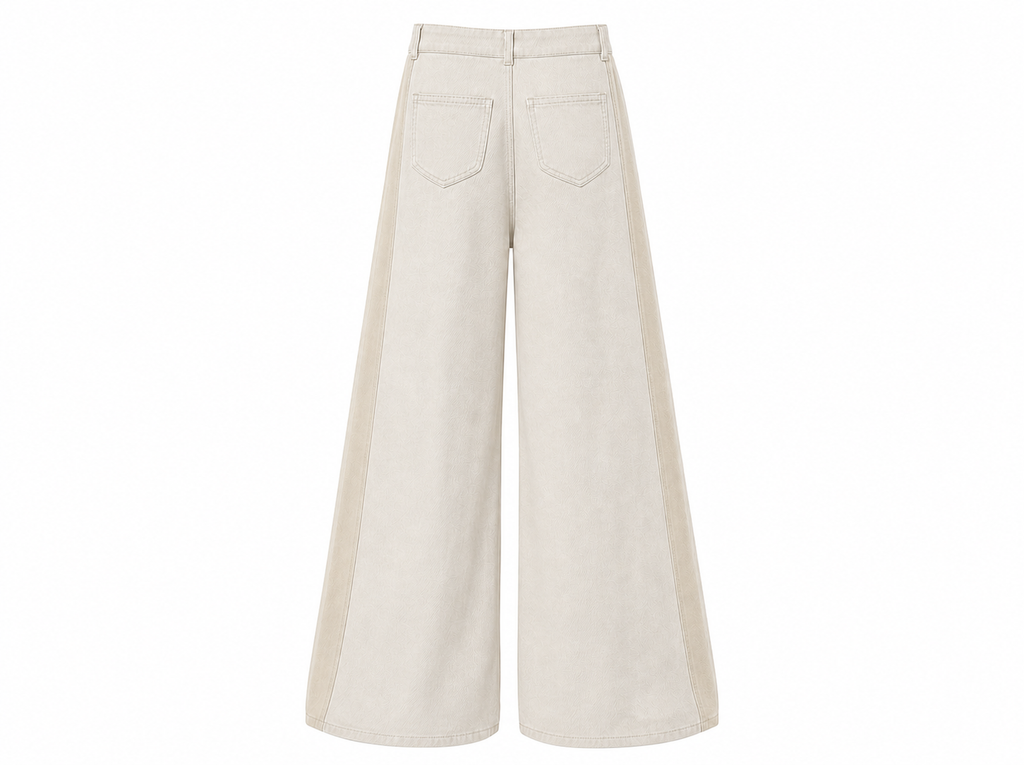 SHAKE Wide-Leg Stripe Pants