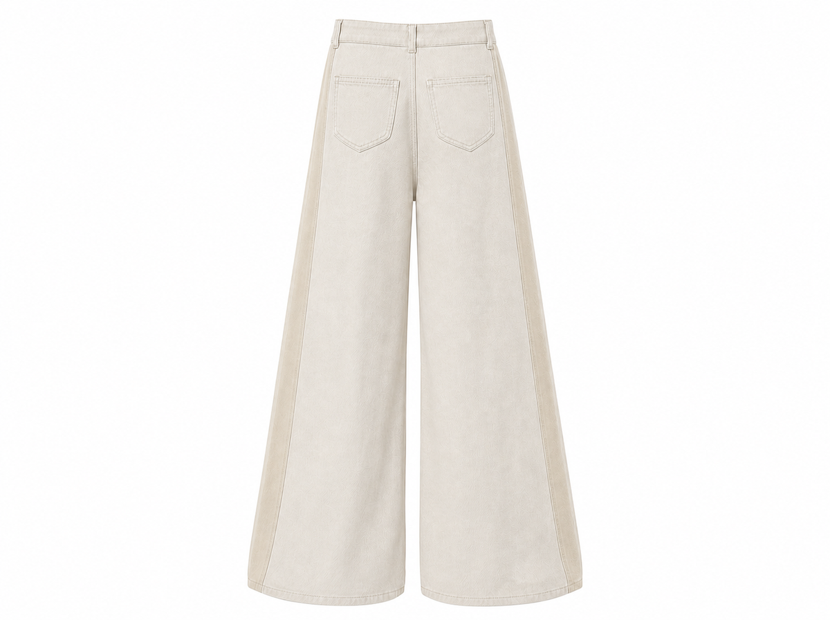 SHAKE Wide-Leg Stripe Pants