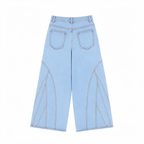 SHAKE 2.0 Geometric Wide-Leg Jeans