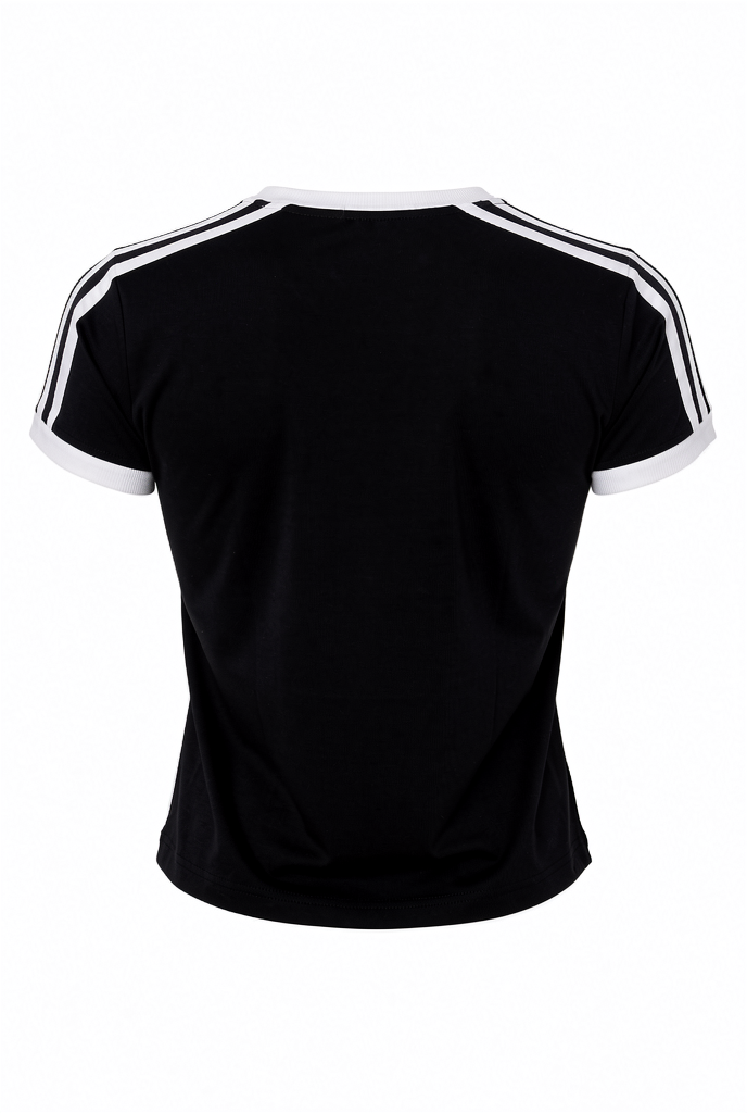 SHAKE Athletic Stripe Baby Tee
